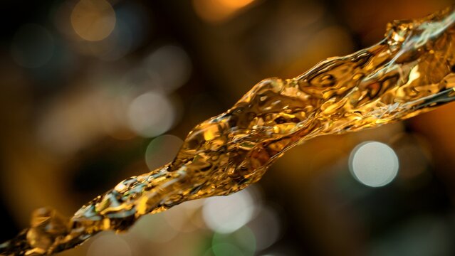 Pouring Whiskey from Bottle