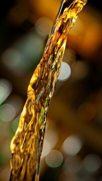 Pouring Whiskey from Bottle