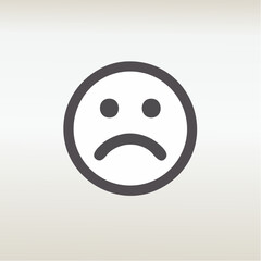 Fototapeta premium Sad Face Icon