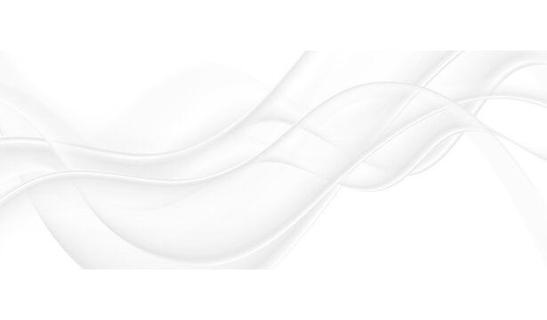Grey Abstract Wave Vector Background for Clean Minimalist Design