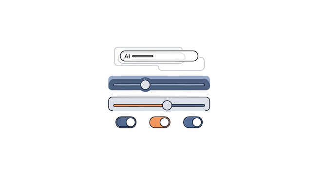 A graphic illustration of sliders and controls.
