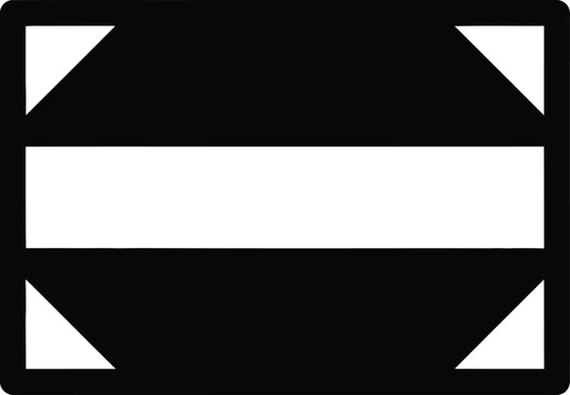 Black and white geometric abstract composition with diagonal lines and rectangles