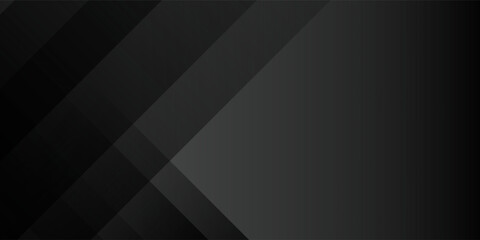 Obraz premium Dark deep black dynamic abstract vector background with wavy lines.
