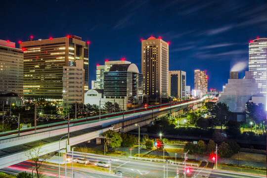 幕張新都心の夜景