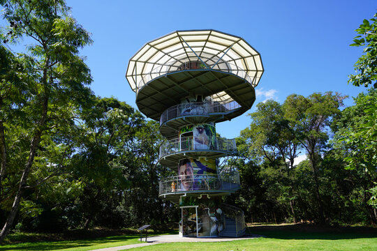 Viewpoint at Mae Bonifacia Urban Park, Cuiaba, Mato Grosso, Brazil