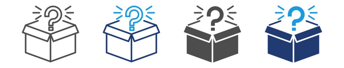 mystery caches icon set multiple style © Dahlianiqi