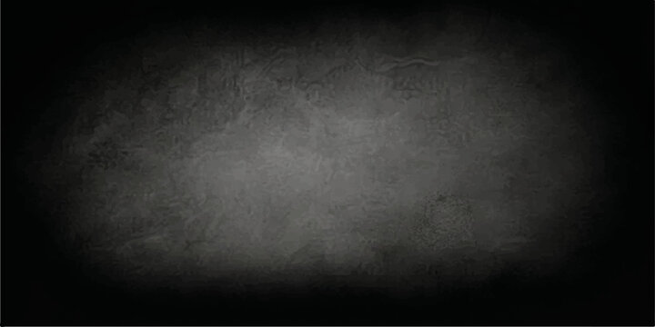 Dark Black Background with Soft Spotlight Glow and Subtle Grunge Texture Center Light Effect