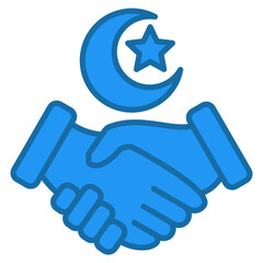 Obraz premium Ramadan Greeting Icon For Design Elements