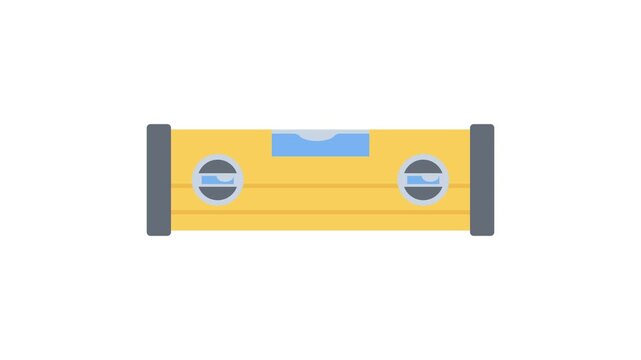 aluminum boxed Spirit Masonry Level animation, stonemasons surface floor levels animated video, Industrial Equipment clip, 1st of May footage,  International Workers Day motion graphics