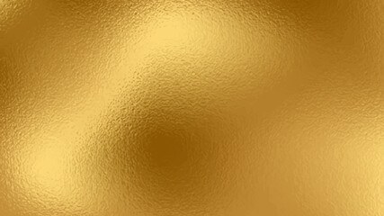 Naklejka premium Gold foil texture background. Golden pattern with glossy gradient and shiny metallic effect. Modern luxurious reflective surface. Realistic vector illustration.