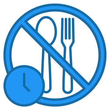 Fasting Symbol Icon For Design Elements