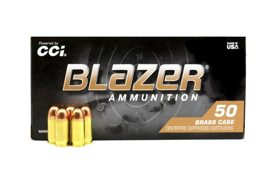 Blazer Bullet cartridge box from CCI Ammunition company