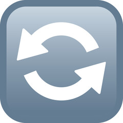 Counterclockwise arrow icon, vector illustration, isolated on transparent background.  © Inka