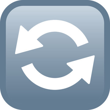 Counterclockwise arrow icon, vector illustration, isolated on transparent background. 