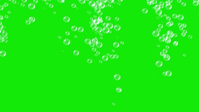 Bubbles Rising Animation | Floating Bubble Motion Effect. Floating Soap Bubbles Animation | Liquid Bubble Overlay. Liquid Bubbles Floating Animation | Transparent Background Effect.