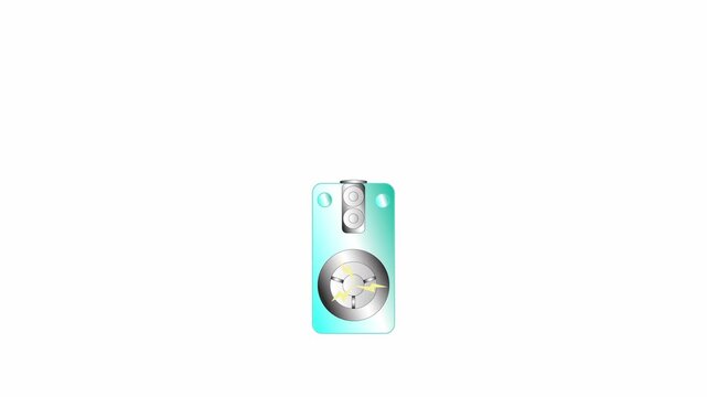 Music sound system animation. Music sound system speaker. Effective speaker icon illustration for Sound System.