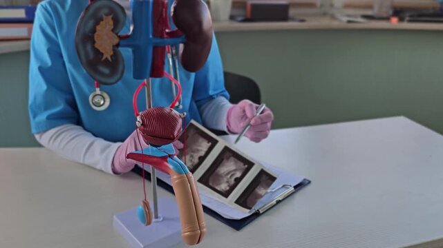 Results of an ultrasound examination of the male genitalia and a medical examination. A penile ultrasound can provide clues to the cause and diagnosis