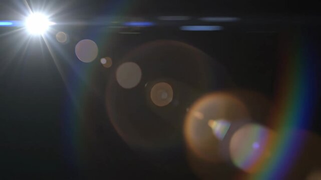 A Captivating Sequence of Light: Transformative Contrast Between the Dark and the Radiant Glow of an Illuminating Source Captured in Two Distinct Frames