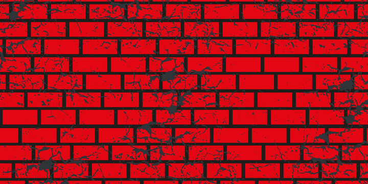 Abstract gray brick wall texture with black grunge splatters and distressed effect. Suitable for industrial background, street art, and urban design