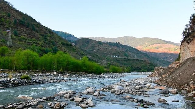 Video at the time of Sunrise at Pabbar Valley. It is in Himachal Pradesh and is located just 100 kilometers away from Shimla.