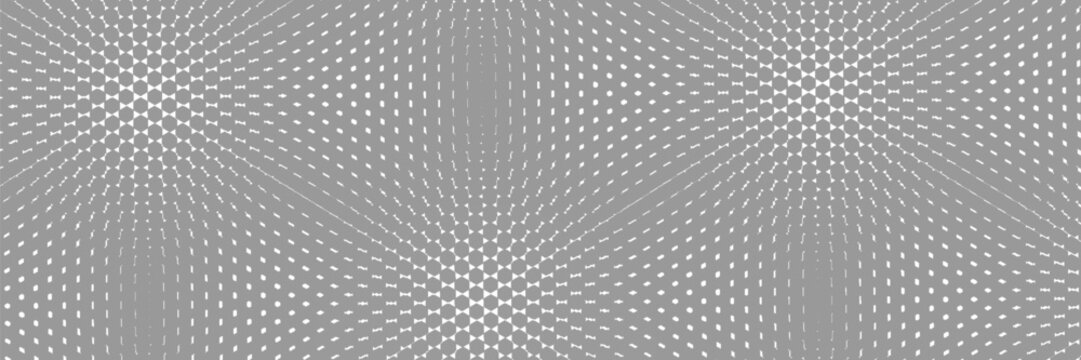 Abstract shimmering gray geometric pattern background with subtle radiating texture