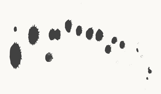  evolution of human silhouette icons from primitive to modern minimalist design black and white