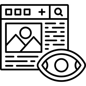Function Preview Outline Icon