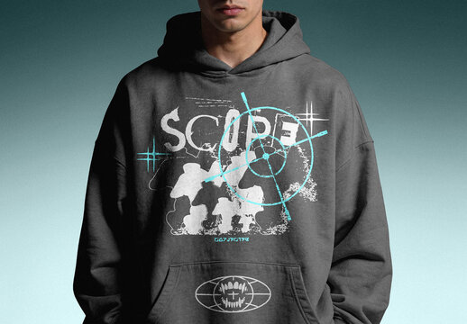 Hoodie Mockup &ndash; Closeup Apparel Presentation (PSD)