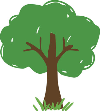 vector illustration of a tree	