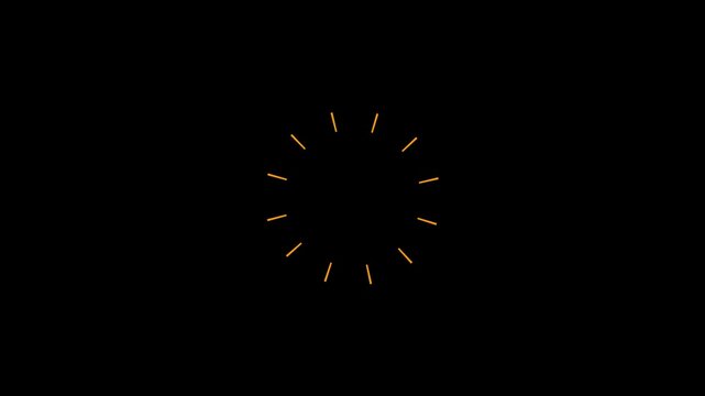 Simple Circular Loader Animation Rotating UI Loading Indicator Motion Graphics