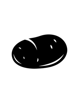 Black bread icon illustration.