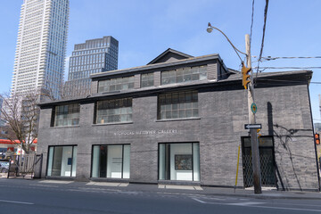 Naklejka premium exterior of Nicholas Metivier Gallery located at 190 Richmond St E, Toronto