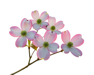 Obraz premium beautiful pink orchid flower on white background .