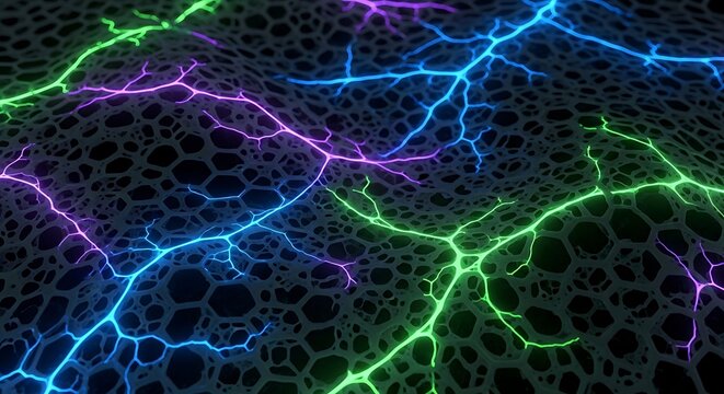 Neurons Network Brain Cells Connections.