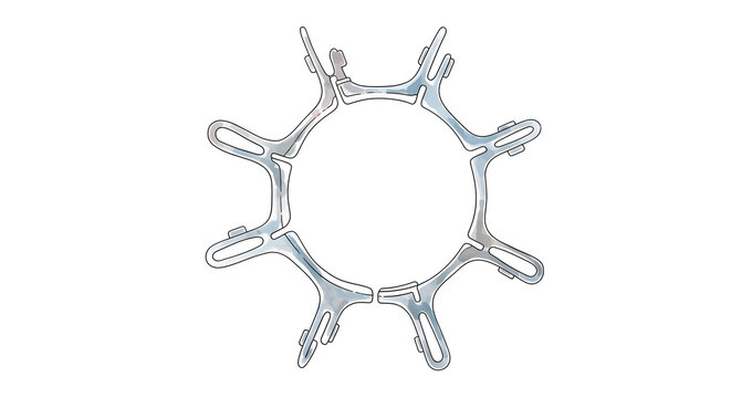 A detailed illustration of a molecular structure model is shown.