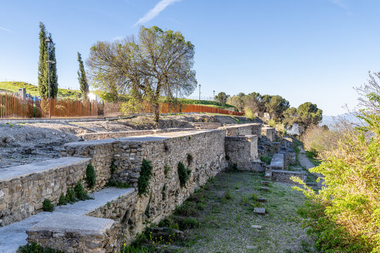 Buildings in the historic center of the city of Baeza in the province of Jaen, Spain