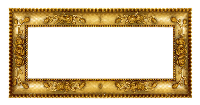 Gold picture frame