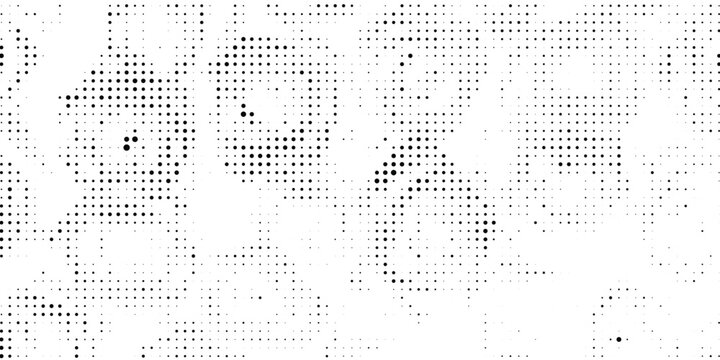Dot grid paper. Bullet journal pattern texture. Monochrome dotted texture. Vector illustration.