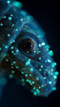 jellyfish, bioluminescence, underwater, marine, glowing, closeup, blue, deep, sea, ocean, creature, light, dark, nature, science, aquatic, translucent, neon, futuristic, technology, conservation, biol