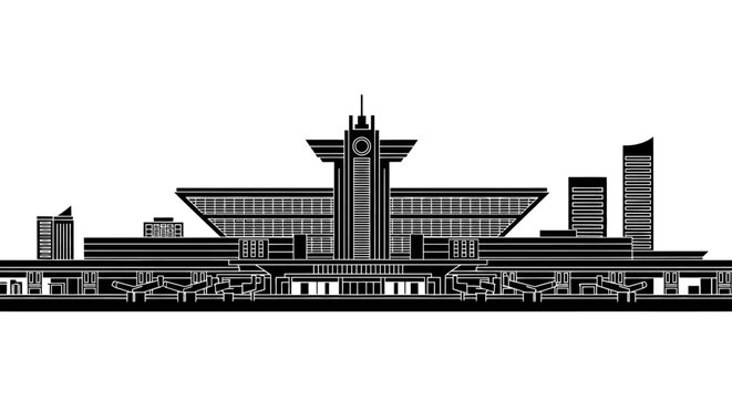 Bratislava Skyline Silhouette ? Modern Cityscape Architectural Landmark Design