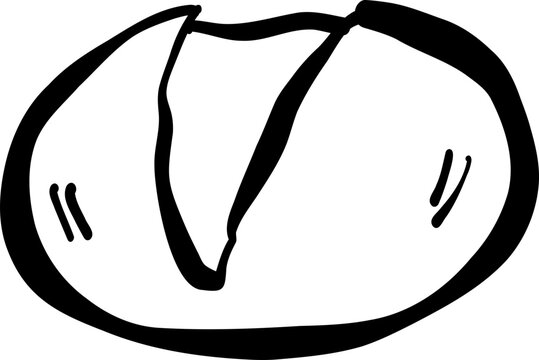 Baguette SVG, Croissant, Whimsical Bread, Handdrawn Bakery, French Bread, Pastries Illustration, French Cafe