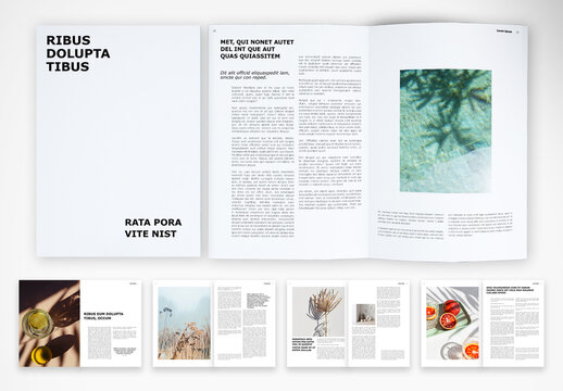 Scandinavian Style Magazine Template