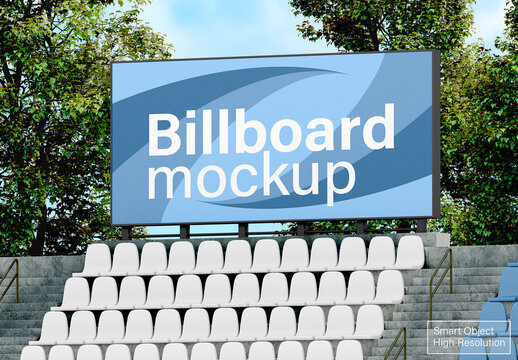 Stadium Billboard Mockup
