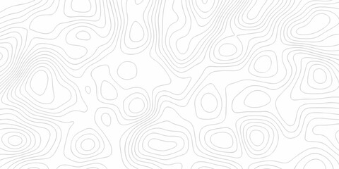 Minimal relief topography map area wallpaper. vector topo paper lines. Topographic contour lines grid map pattern. Geographic hiking mountain art dynamic design. © MdLothfor