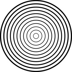 Fototapeta premium Line Striped Circle