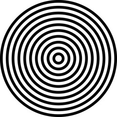 Fototapeta premium Line Striped Circle
