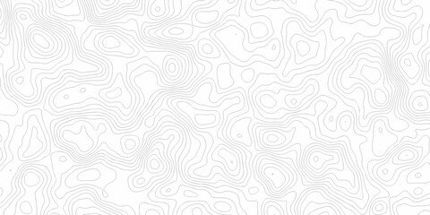 Minimal relief topography map area wallpaper. vector topo paper lines. Topographic contour lines grid map pattern. Geographic hiking mountain art dynamic design. © MdLothfor