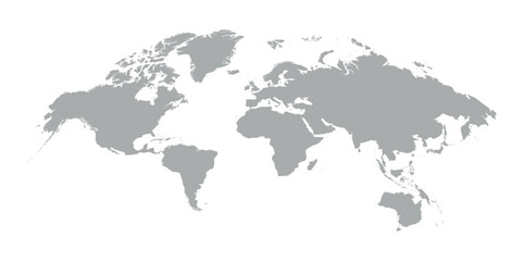 Obraz premium Illustration of a Colored map of world 