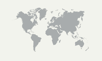 Obraz premium Illustration of a Colored map of world 