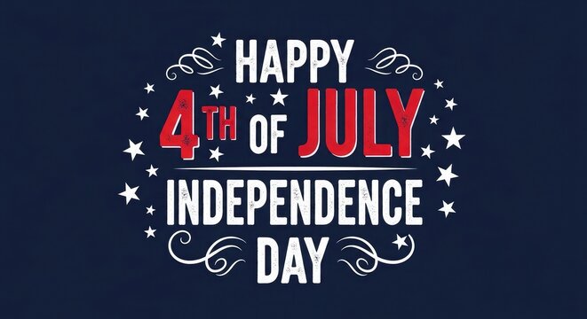 Celebrate american independence day stunning 4th of july graphic for patriotic festivities and national pride